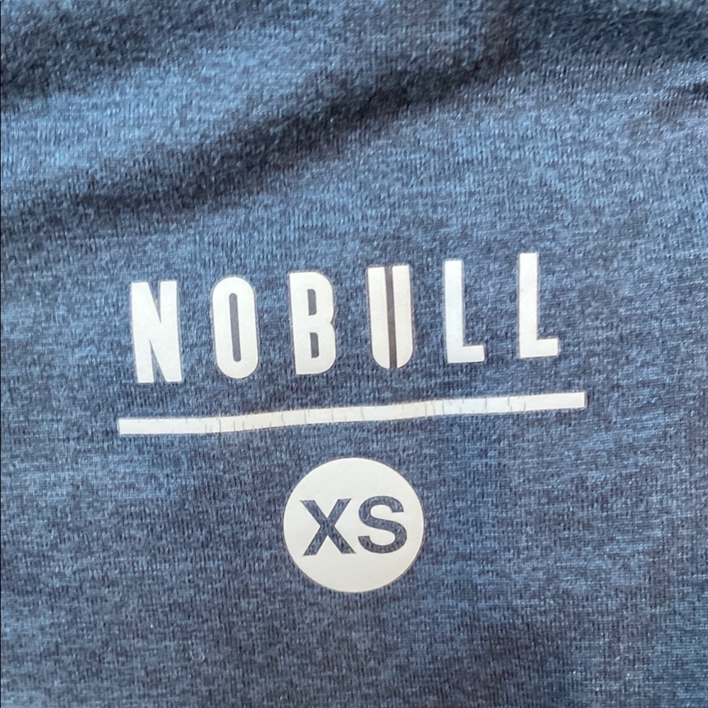 NOBULL High Rise Crop Heathered Midnight Matte XS - Picture 6 of 6